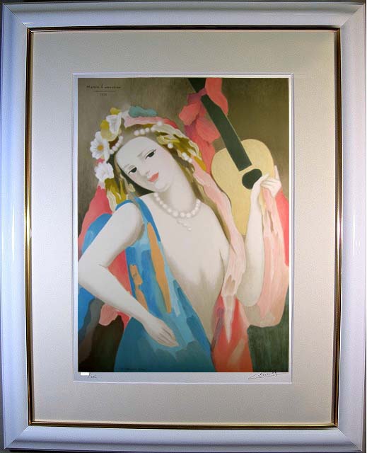 ﾛｰﾗﾝｻﾝ　Marie Laurencin　hommage (1983年 8点 ed/250 560×400 mm　sheet size 655×480 mm)　絵画（リトグラフ）作品